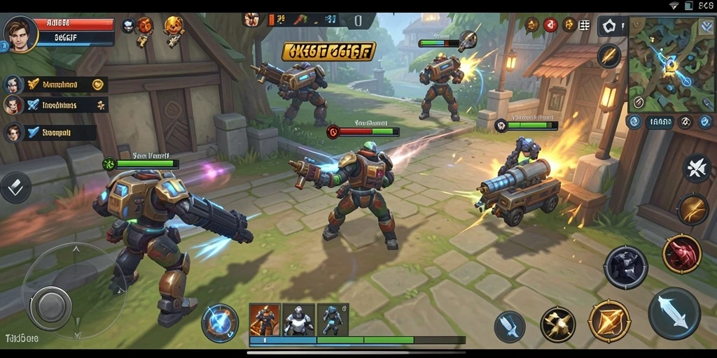 Screenshot gameplay 666FF menampilkan aksi strategi yang mendebarkan.