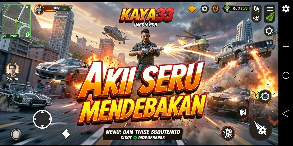 Tangkapan layar KAYA33 menampilkan aksi mendebarkan di dalam permainan.