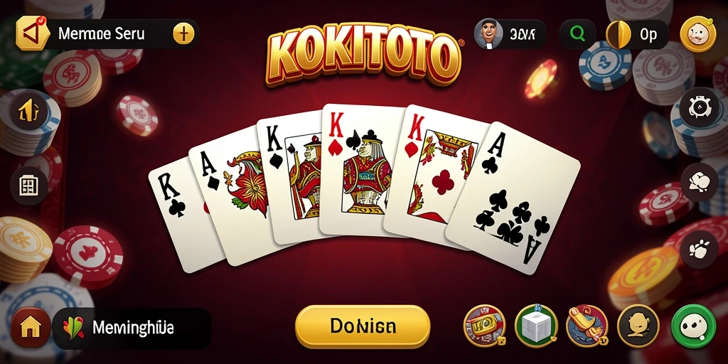 Tampilkan gameplay seru Domino di KOKITOTO.