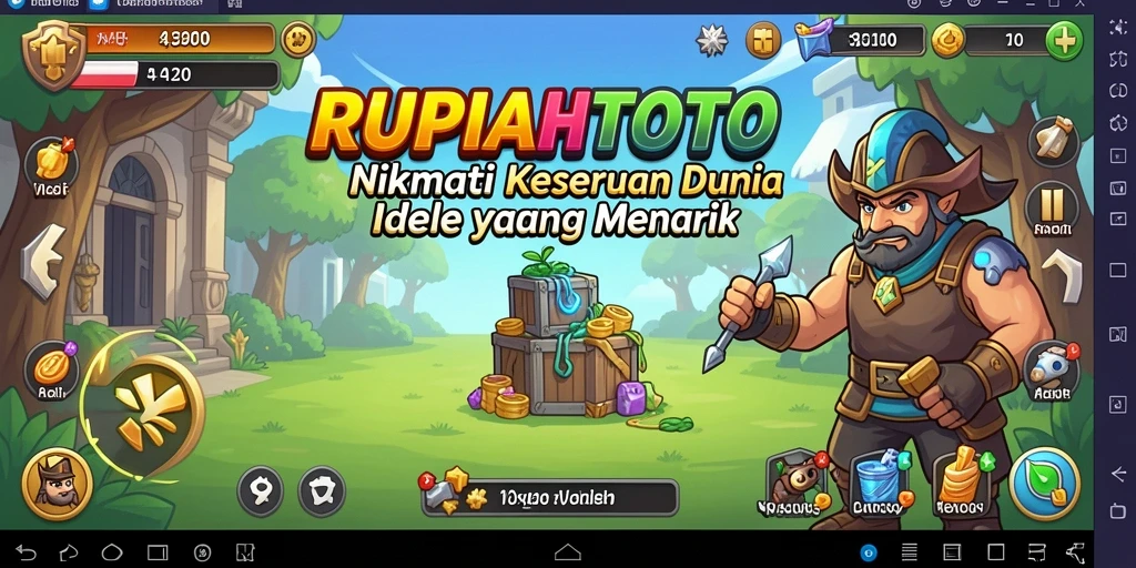 Tampilan gameplay RUPIAHTOTO yang menarik dan memukau.
