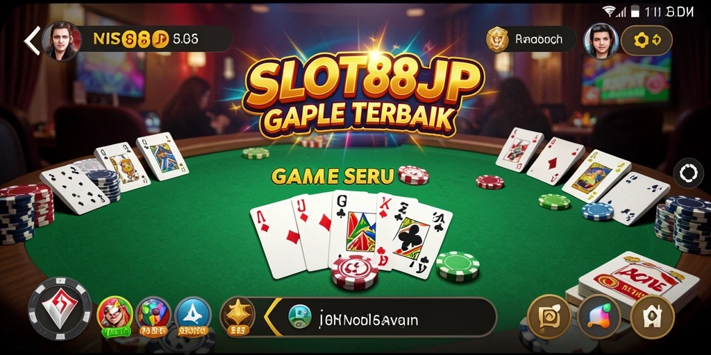 Tampilan gameplay seru GAPLE di SLOT88JP yang penuh warna.