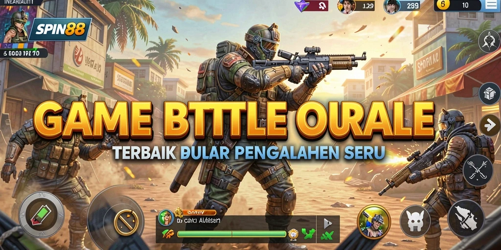Gameplay SPIN88 yang seru dalam pertempuran Battle Royale.